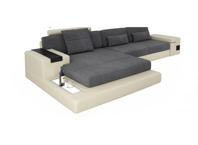 Luksusowa Sofa Narożnik Meble tapicerowane Salon L-Shape Nowoczesny Design Włókienniczy Materiał