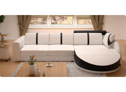 SOFA PROJEKTANTOWA SOFA SOFA SKÓRZANA NAROŻNIK NOWA SKÓRZANA SOFA Narożnikowa kanapa z funkcją łóżka