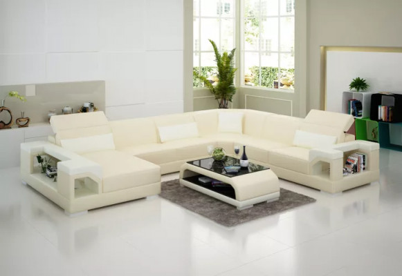 Narożnik kanapa Żywy krajobraz narożnik Zestaw narożny Podkładka sofa UForm skórzana sofa kanapa