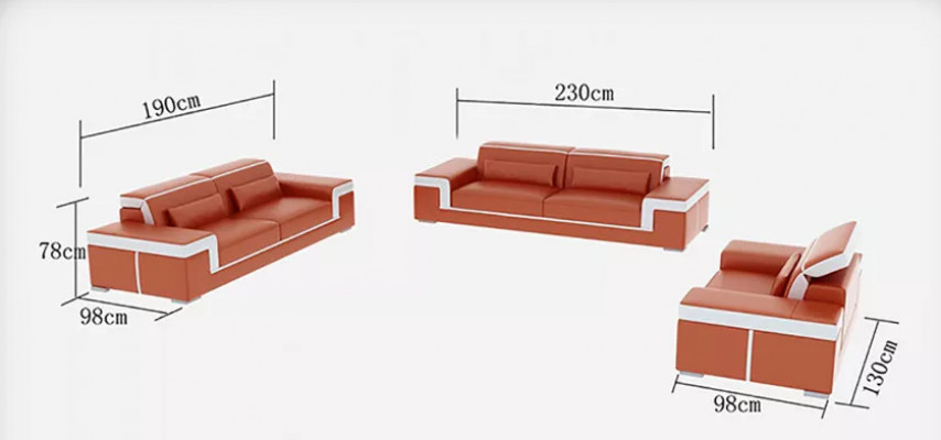 Design Zestaw sofowy 321 miejsce do siedzenia Zestaw Design Sofa Podkładka Kanapy Kanapa Luksusowa Nowość