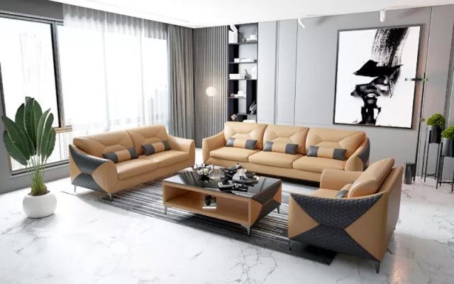 Zestaw sofowy 321 miejsce do siedzenia Zestaw Design Sofa Kanapy Kanapa Luksusowa Nowa konstrukcja Podkładki