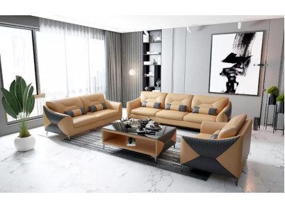Zestaw sofowy 321 miejsce do siedzenia Zestaw Design Sofa Kanapy Kanapa Luksusowa Nowa konstrukcja Podkładki