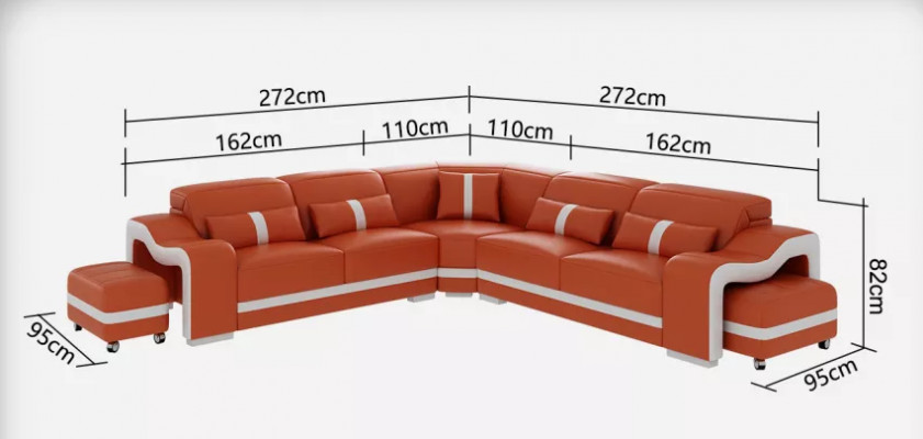 Poduszka na siedzisko kanapy narożnej Zestaw narożny Żywy krajobraz Sofa Kanapa Stołek stolik kawowy Nowość