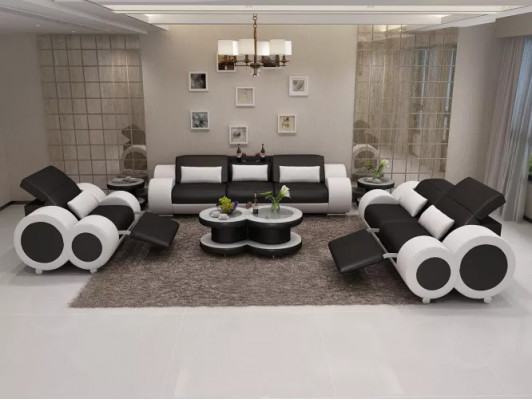 Żywy krajobraz designerska sofa Zestaw sofowy 321 miejsce siedzące Narożnikowa kanapa Podkładka Ustawić