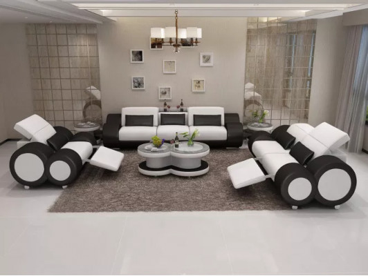 Żywy krajobraz designerska sofa Zestaw sofowy 321 miejsce siedzące Narożnikowa kanapa Podkładka Ustawić