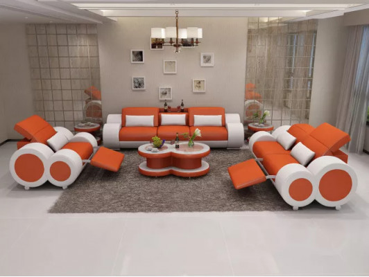 Żywy krajobraz designerska sofa Zestaw sofowy 321 miejsce siedzące Narożnikowa kanapa Podkładka Ustawić