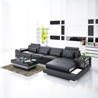 Podkładka Narożnikowa kanapa Żywy krajobraz designerska sofa Narożnikowa kanapa L-shape Narożnikowa kanapa skórzana sofa