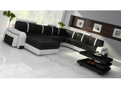 Żywy krajobraz Sofa z USB Podkładka skórzana sofa Narożnikowa kanapa narożnik skórzany NOWOŚĆ