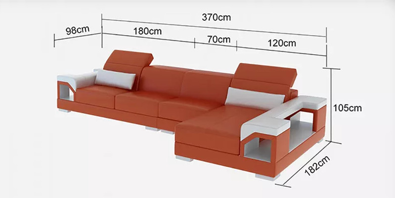 Designerskie kanapy narożnik kanapa skórzana Podkładka sofy skórzana kanapa salonowa
