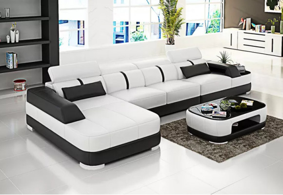 Zaprojektuj skórzany komplet wypoczynkowy salon narożny skórzana kanapa sofa podkładka kanapy sofy