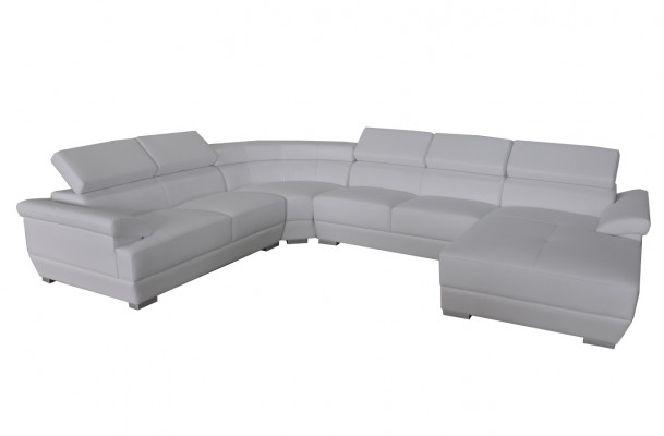 Sofa Narożnikowa kanapa Design Podkładka Narożnik Zestaw narożny Couch Żywy krajobraz UForm +USB