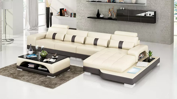 Narożnikowa kanapa w kształcie litery L Narożnikowa kanapa skórzana sofa designerska sofa Podkładka Narożnikowa kanapa Żywy krajobraz