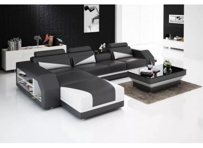 Kanapa Narożnikowa Podkładka Designerska sofa Nowoczesna sofa Skórzana sofa Narożnikowa kanapa w kształcie litery L