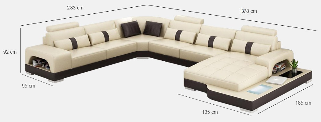 Design Skóra Podkładka Siedziba Narożnik Pokój Sofa Narożnik Sofy Projektant krajobrazu Living