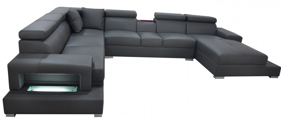 Design Skóra Podkładka Siedziba Pokój Sofa Narożnik Sofy Kanapa Designer Ustawić XXL