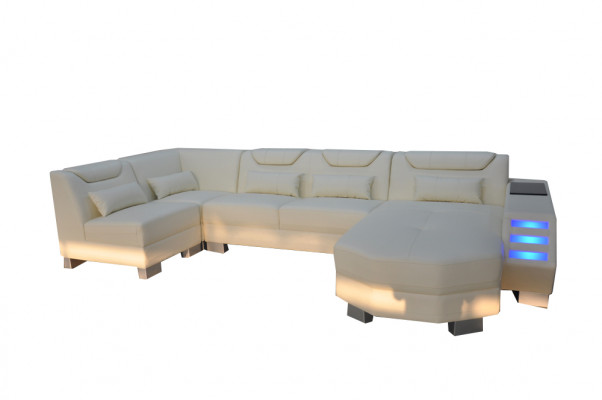 Designerska kanapa Narożnik Skóra Podkładka Narożnik Sofa Podkładka Krajobraz Pokój Skóra Siedziba
