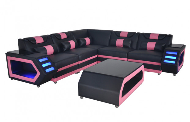 Designerska Podkładka Kanapa Narożnik Skóra Narożnik Sofa Podkładka Krajobraz Pokój