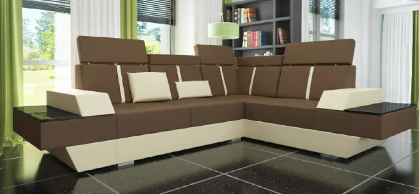 Podkładka Couch Sofa z USB, narożnik skórzana kanapa skórzana designerska sofa skórzana Żywy krajobraz