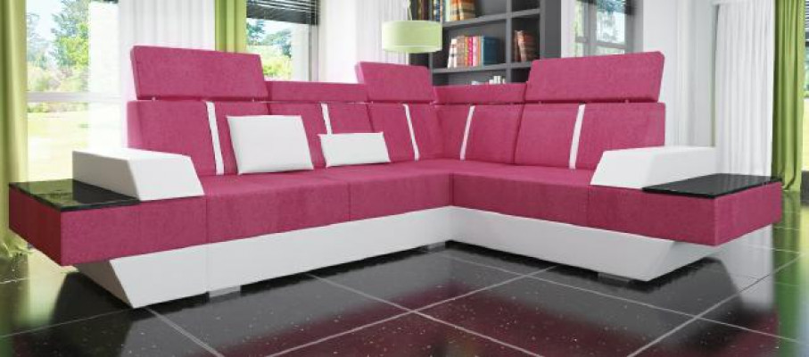 Design Żywy krajobraz Sofa Narożnikowa kanapa USB Materiał Włókienniczy Skóra Wykonane na miarę Narożnikowa kanapa