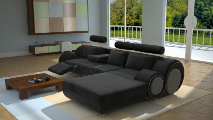 Projektant Ustawić Żywy krajobraz narożnik + USB, sofa Podkładka skórzana sofa sofy Nowość