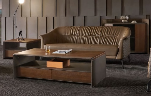 Zestaw sofowy Set Design Sofa Podkładka Kanapy Skóra Couch Modern New 311