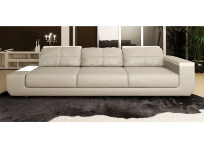 Sofa 3-osobowa sofy luksusowa sztuczna skóra kanapy duża Podkładka designerskie Meble trzyosobowe