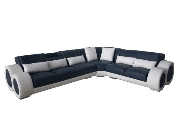 Design Narożnik Kanapa Podkładka Sofa Skóra Siedziba Ustawić Nowoczesne Kanapy Sofy