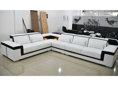 Skórzana sofa Sofa w kształcie litery U Nowoczesna sofa Sofa do salonu Nowoczesna sofa