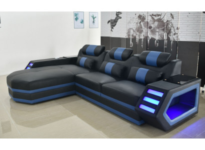 Podświetlane nowoczesne kanapy Meble krajobrazowe Siedziba sofa salonowa Zestaw narożny