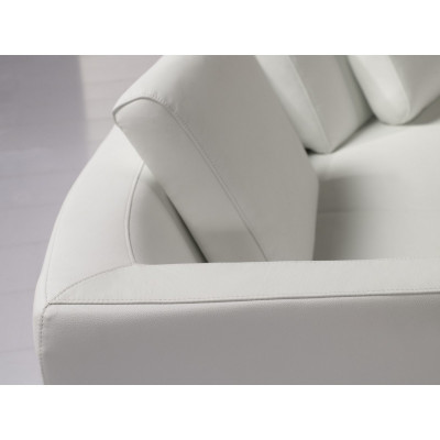 Narożnikowa kanapa Nowoczesna okrągła kanapa Okrągły Narożnik Podkładka Sofa Siedziba Ustawić Skóra Kanapa + USB