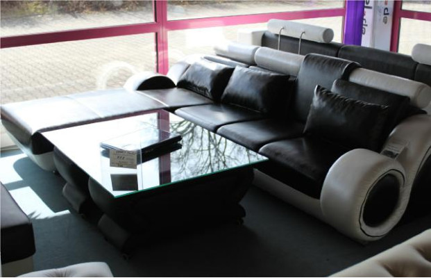 Elegancki designerski narożnik Berlin II sofa skórzana + USB, sofa kanapa wykonana na miarę