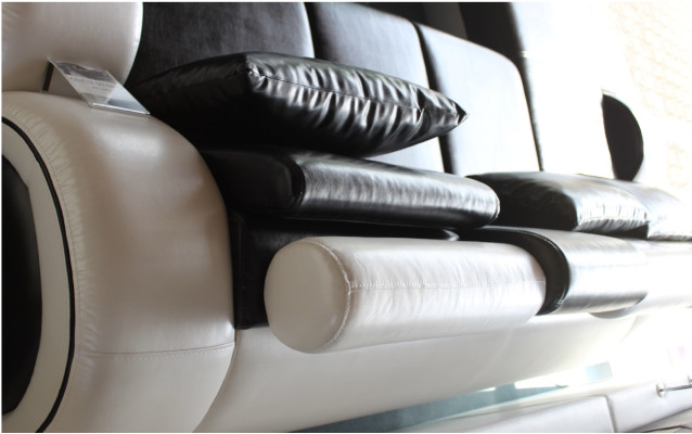 Elegancki designerski narożnik Berlin II sofa skórzana + USB, sofa kanapa wykonana na miarę