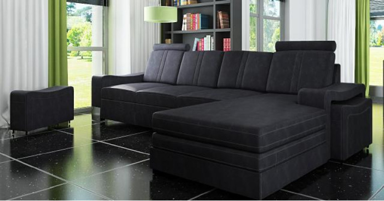 Kanapa tekstylna z USB Sofa materiałowa kanapa Narożnikowa kanapa Sofa Podkładka Ustawić Narożnik Nowość