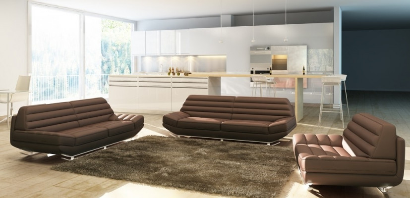 Zestaw sofowy 3+2+1 Kanapa Podkładka Zestaw wypoczynkowy Sofa Ustawić Projektant KalbachB