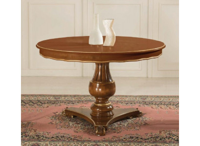 Luksusowe Okrągłe Tabela Solidny Drewno jadalnia Włochya stoły Okrągłe Meble Stół obiadowy Nowość