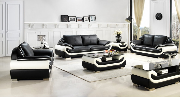 Zestaw sofowy Kanapa Podkładka Sofa Zestaw 3+2+1 Skóra Kanapy Sofy Ustawić Siedziba T777