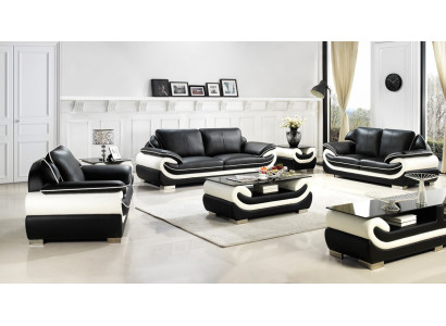 Zestaw sofowy Kanapa Podkładka Sofa Zestaw 3+2+1 Skóra Kanapy Sofy Ustawić Siedziba T777