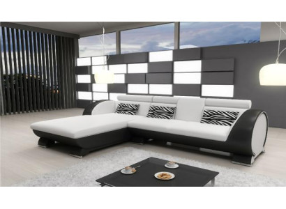 Skórzana sofa rozkładana z USB Podkładka Narożnikowa kanapa Zestaw sofowy designerskiej kanapy robionej na zamówienie