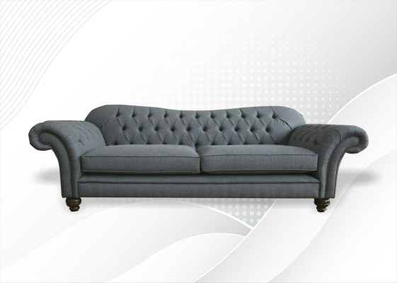 Big Chesterfield Podkładka Sofas Design Luxury Sofa 4 miejsce do siedzenia Włókienniczy Kanapy