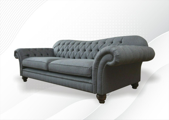 Big Chesterfield Podkładka Sofas Design Luxury Sofa 4 miejsce do siedzenia Włókienniczy Kanapy