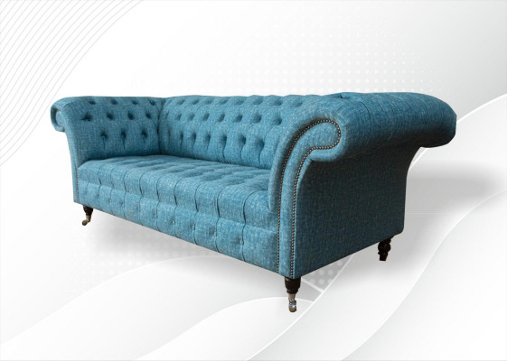 Chesterfield Couch Sofa Podkładka 3 miejsce do siedzenia Deco Couches Siedziba Ustawić Sofy