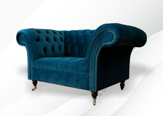 Chesterfield Sofa miejsce do siedzenia Couch Modern Podkładka Siedziba Ustawić Włókienniczy