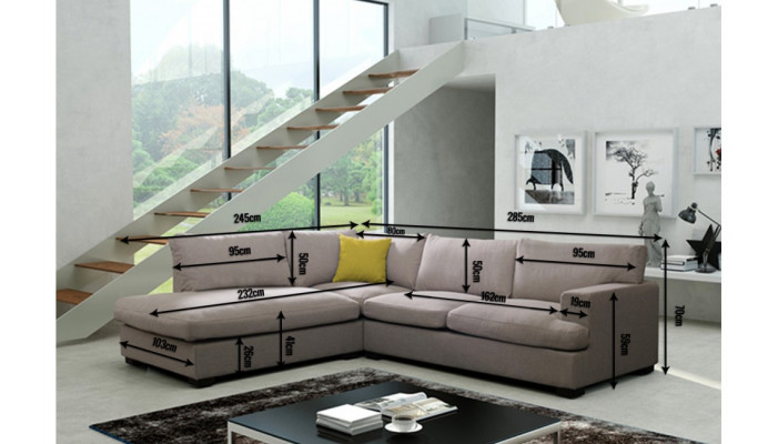 Designerska sofa Narożnikowa kanapa materiałowa sofa systemowa sofa Włókienniczy Aksamit narożnik kanapa NOWOŚĆ