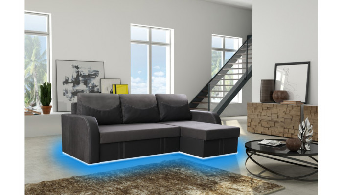 Designerska Sofa Narożnikowa kanapa System Sof Tkaninowych Sofa Włókienniczy Aksamit Narożnik Kanapa Nowość