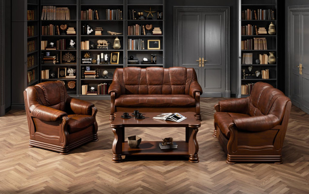 Zestaw wypoczynkowy 3+2+1 Sofa Zestaw sofowy Sofy Kanapy Siedziba Podkładka Classic Meble