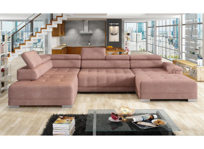 Narożnikowa kanapa Sofa w kształcie litery U Żywy krajobraz projekt materiał sofy funkcja łóżka kanapa do spania