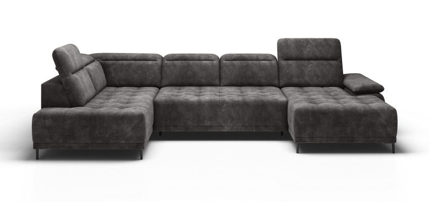 Sofa Funkcja łóżka Couch Włókienniczy Sofa Żywy krajobraz Skóra Design Narożnikowa kanapa Kształt U