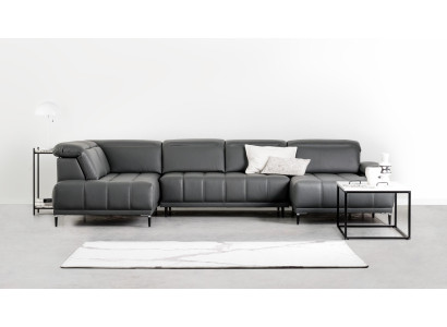 Podkładka Sofa Funkcja łóżka Design Modern Narożnikowa kanapa Kształt U Sofa Żywy krajobraz New