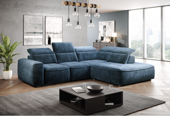 Narożnikowa kanapa L-shape Włókienniczy Luxury Design Żywy krajobraz Podkładka Kanapa Kanapy Meble