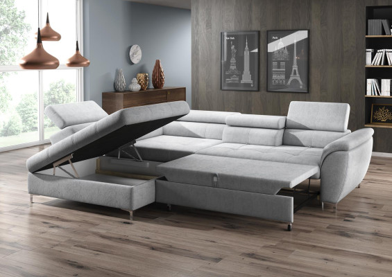 Narożnikowa kanapa Sofa w kształcie litery L Podkładka Modern Włókienniczy Podstawa łóżka Materiał wielofunkcyjny